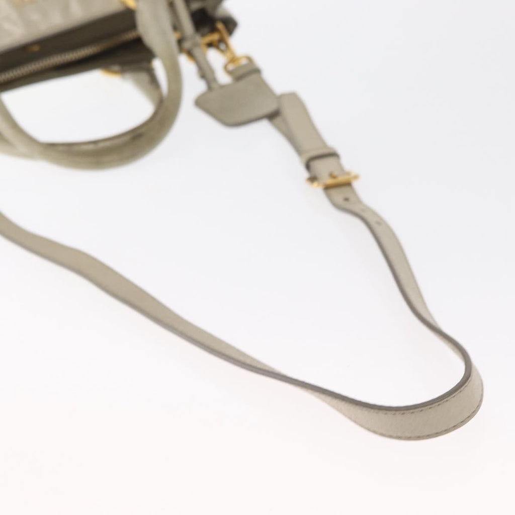 Prada Tote Vitello Daino Vitello Daino Beige Leather Handbag