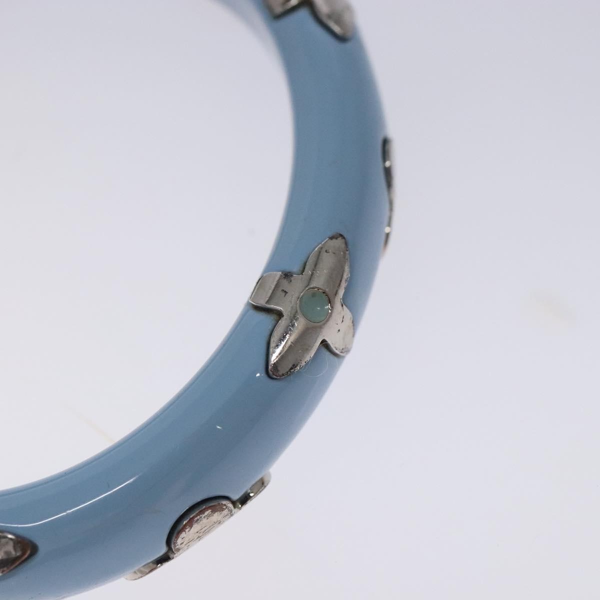 Louis Vuitton Daily Monogram Bracelet Metal Blue Metal Bracelet Jewelry