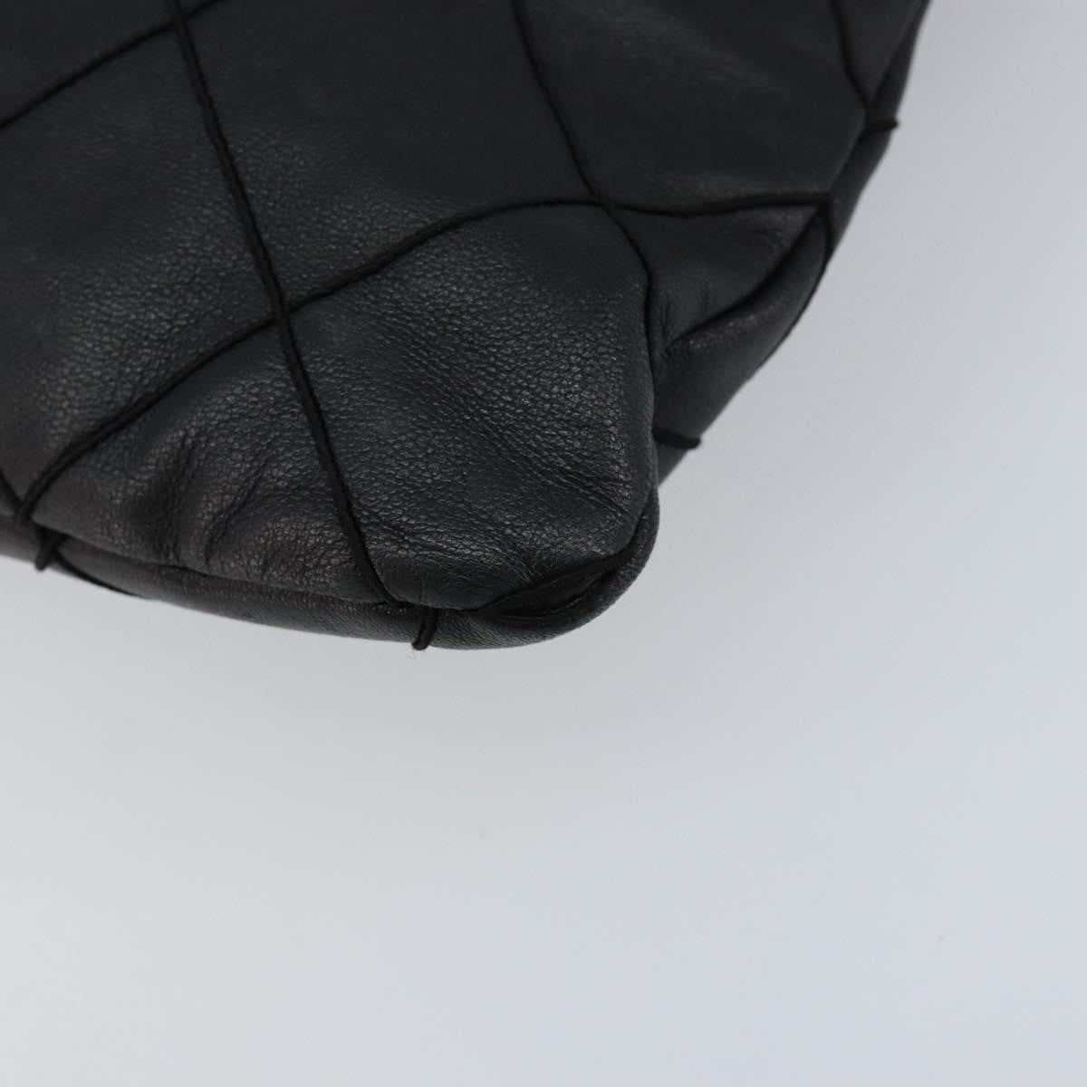 Chanel Vintage Shoulder Bag Leather Black Leather Shoulder Bag Bag