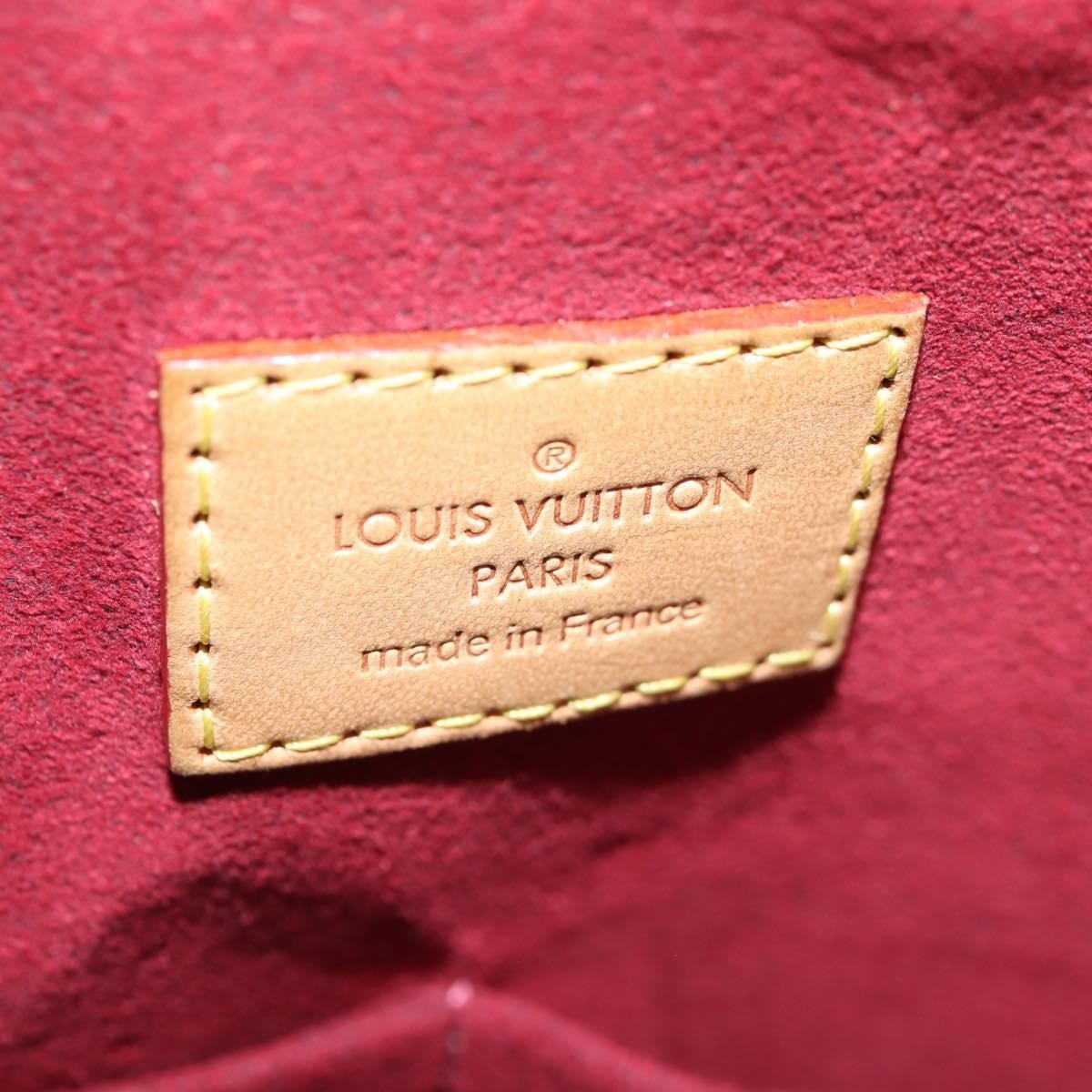 Louis Vuitton Alma Handbag Monogram Multicolor White Canvas Bag