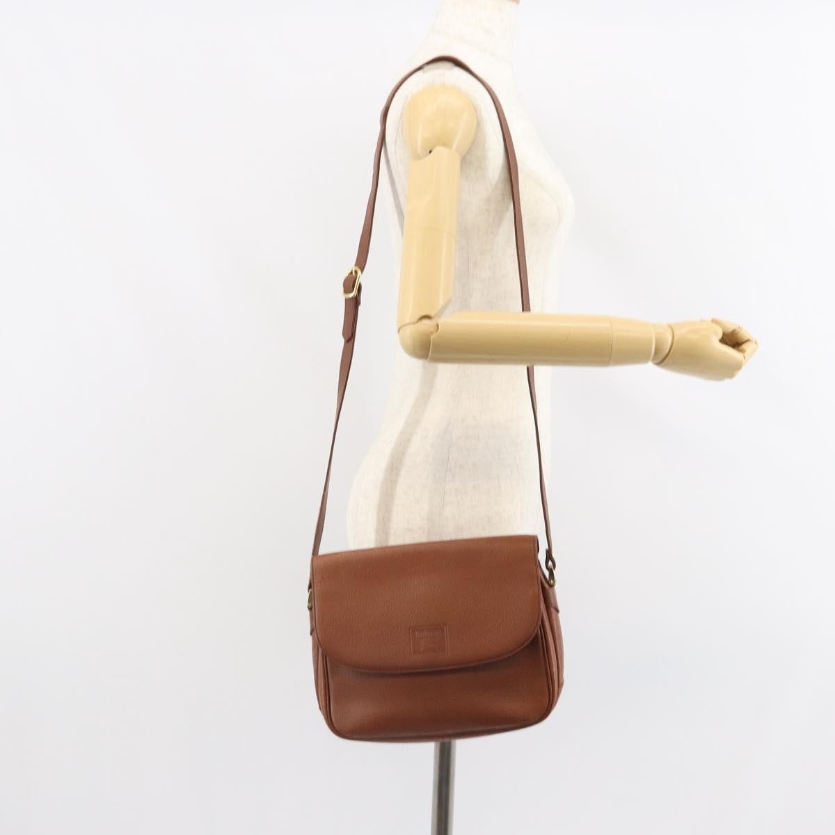 Burberry Vintage Shoulder Bag Leather Brown Leather Shoulder Bag
