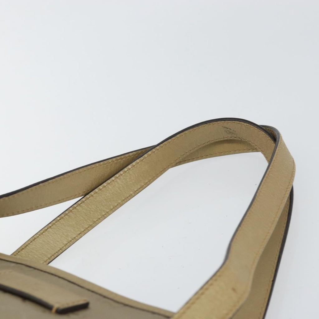 Gucci Plus Tote Gg Imprime Gold Pvc Tote Bag Bag (Pre-Owned)
