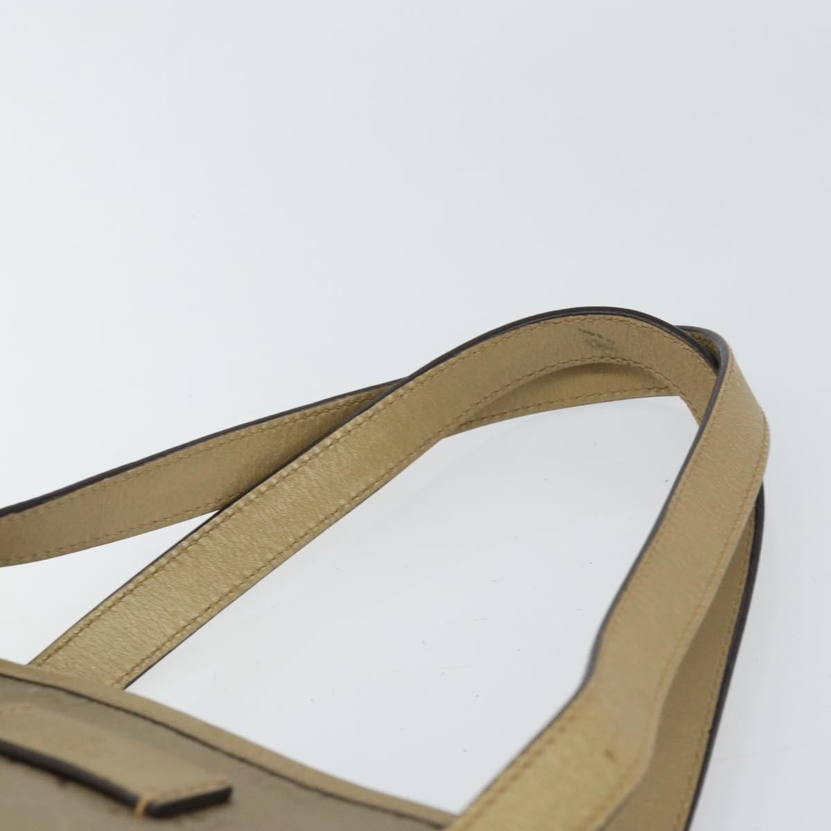 Gucci Plus Tote Gg Imprime Gold Pvc Tote Bag Bag (Pre-Owned)