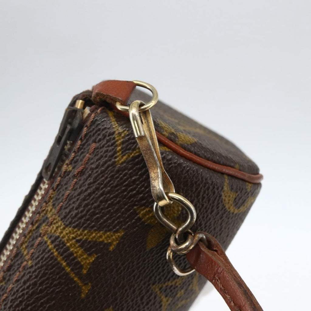 Louis Vuitton Papillon Pochette Monogram Canvas Brown Canvas Clutche & Pouche Bag