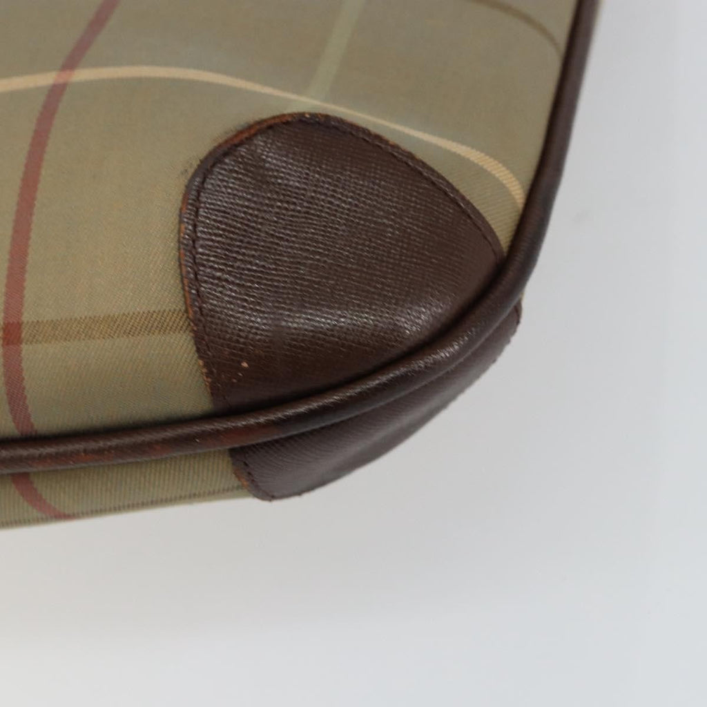 Burberry Nova Check Tote Canvas Check Pattern Beige Canvas Tote Bag