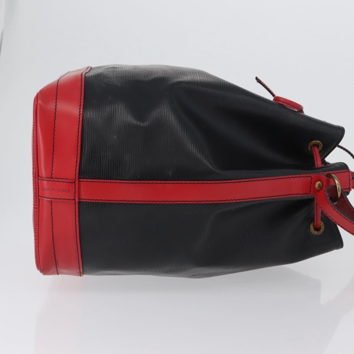 Louis Vuitton Bicolor Noe Handbag Epi Leather Black Leather Shoulder Bag