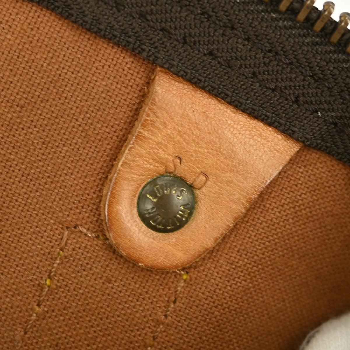 Louis Vuitton Keepall Bag Monogram Canvas Brown Canvas Travel Bag