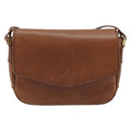Burberry Flap Shoulder Bag Leather Brown Leather Shoulder Bag