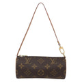 Louis Vuitton Papillon Pochette Monogram Canvas Brown Canvas Clutche & Pouche Bag