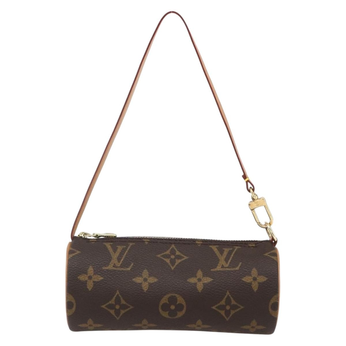 Louis Vuitton Papillon Pochette Monogram Canvas Brown Canvas Clutche & Pouche Bag