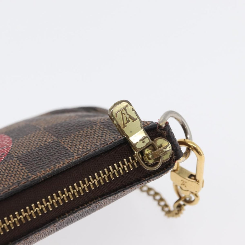 Louis Vuitton Pochette Accessoires Limited Edition Damier Brown Canvas Clutche & Pouche Bag