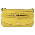Burberry Vintage Shoulder Bag Leather Yellow Leather Shoulder Bag