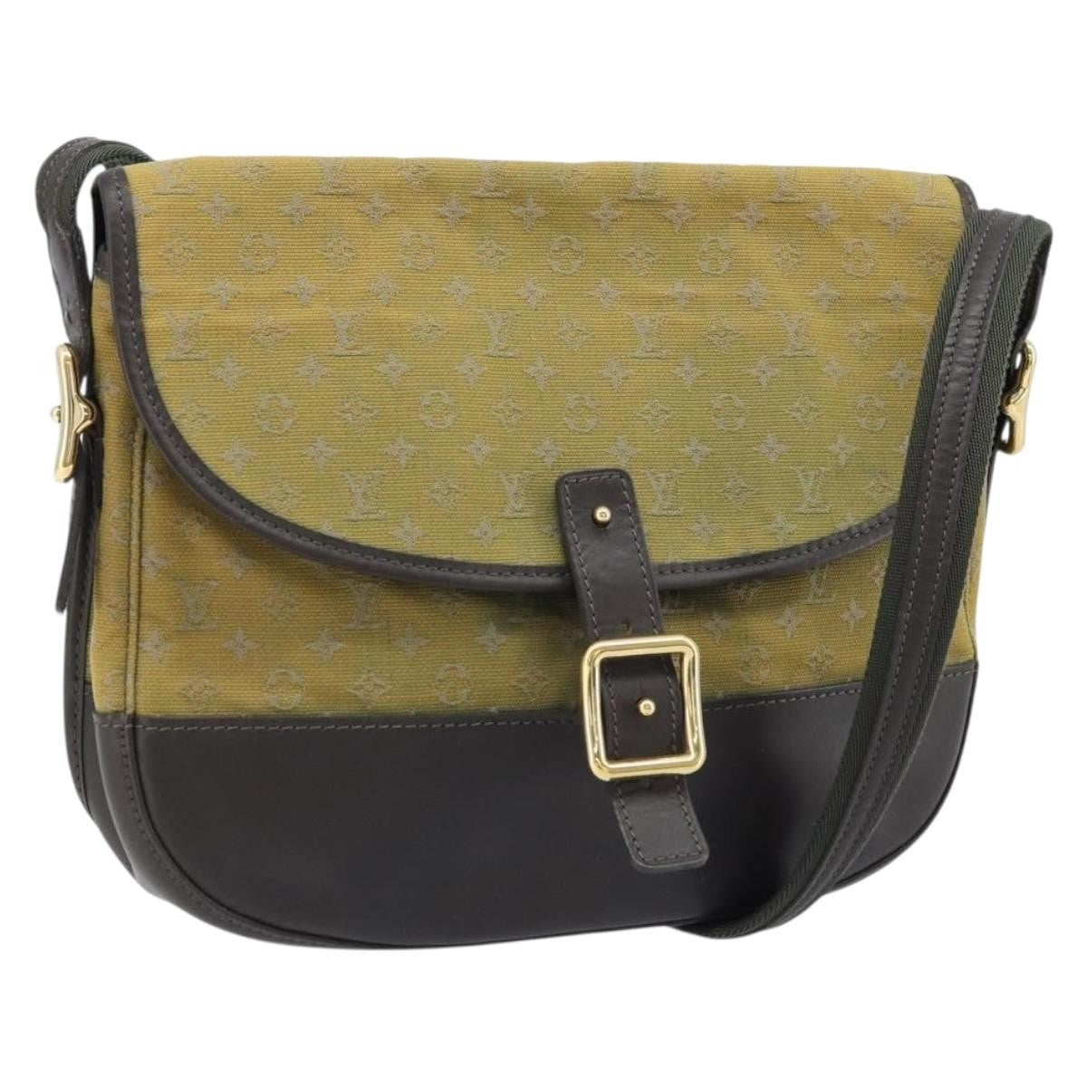 Louis Vuitton Marjorie Handbag Mini Lin Khaki Canvas Shoulder Bag