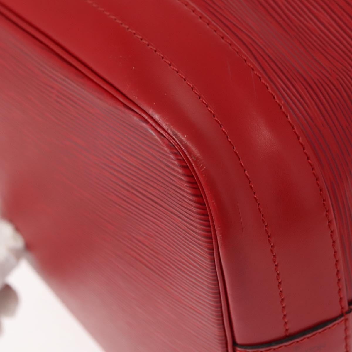 Louis Vuitton Noe Handbag Epi Leather Red Leather Shoulder Bag