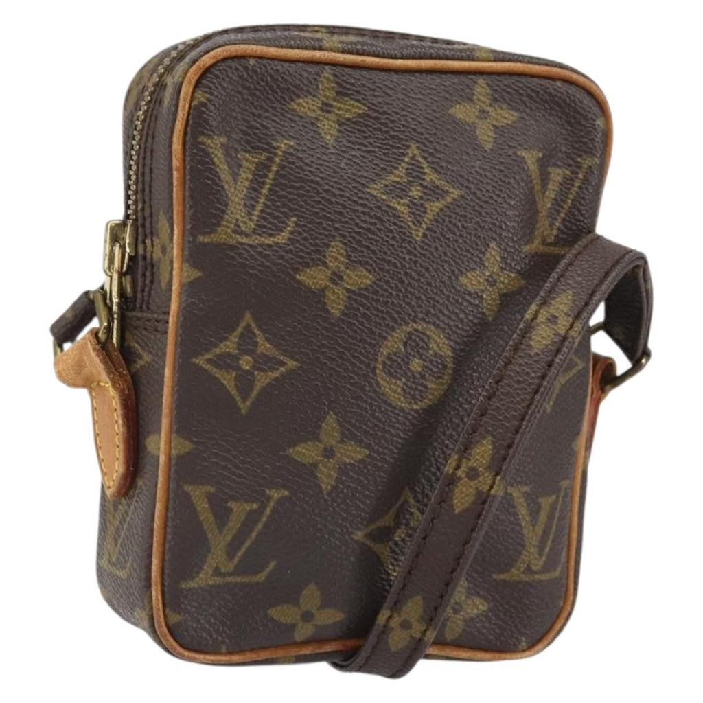 Louis Vuitton Danube Handbag Monogram Canvas Brown Canvas Shoulder Bag