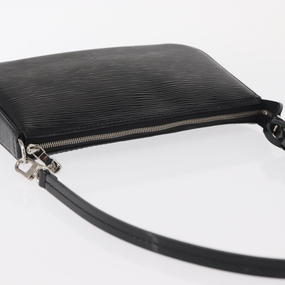 Louis Vuitton Pochette Accessoires Nm Electric Epi Leather Black Leather Clutche & Pouche Bag