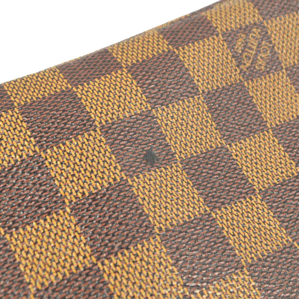 Louis Vuitton Naviglio Handbag Damier Brown Canvas Shoulder Bag