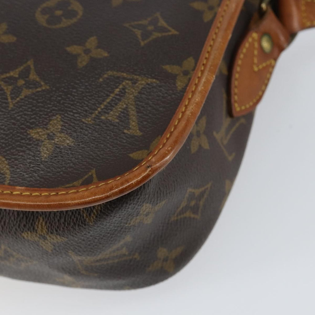 Louis Vuitton Sac Gibeciere Messenger Bag Monogram Canvas Brown Canvas Shoulder Bag