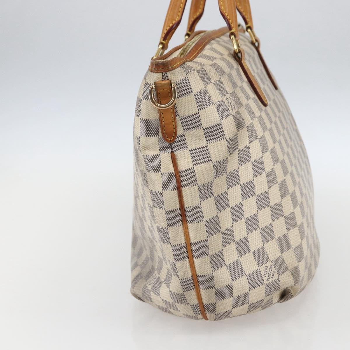 Louis Vuitton Riviera Handbag Damier White Canvas Handbag