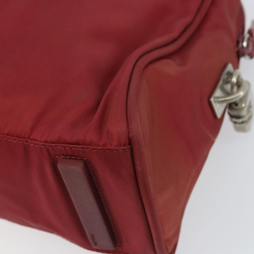 Prada Zip Around Tote Tessuto Red Nylon Shoulder Bag Bag