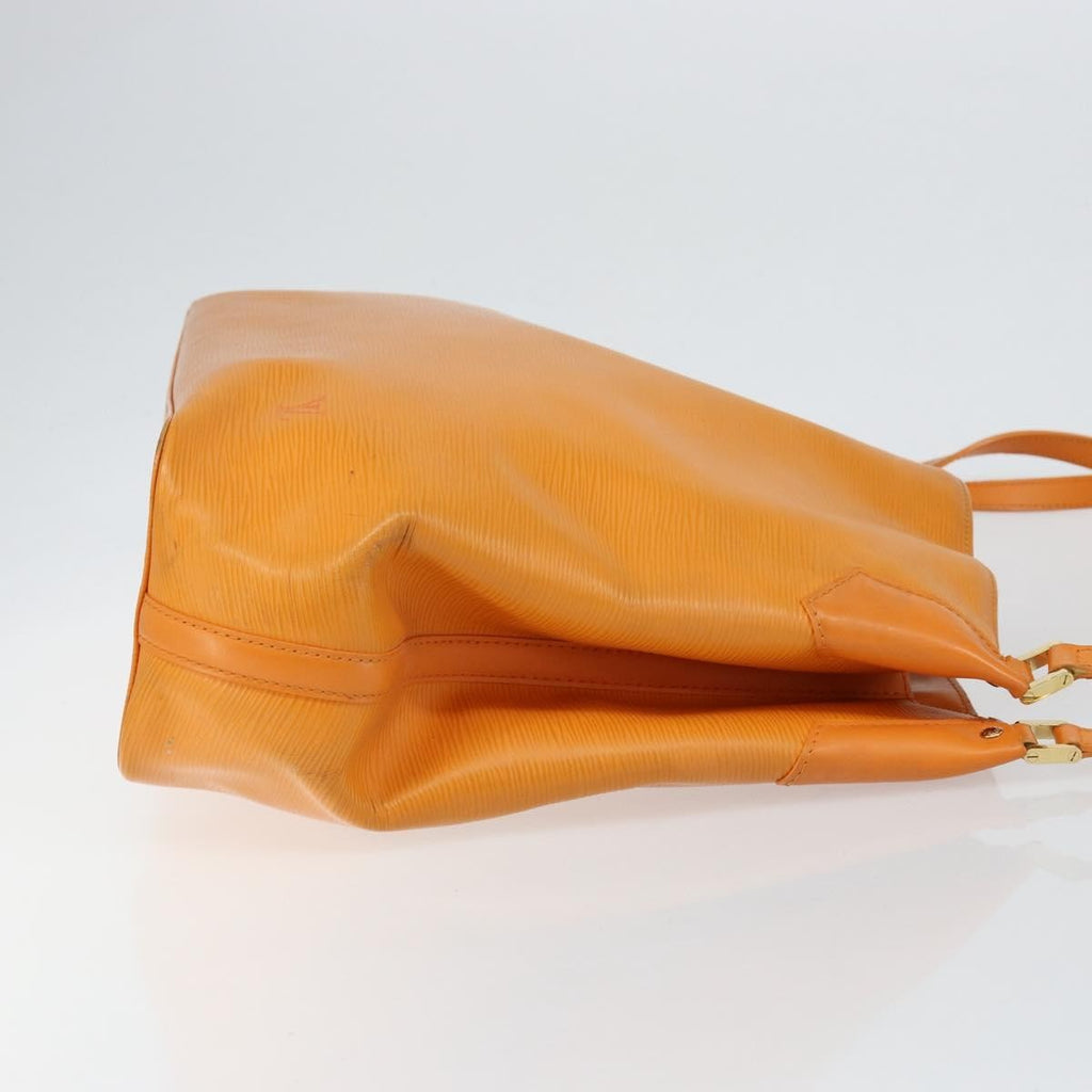 Louis Vuitton Mandara Handbag Epi Leather Orange Leather Shoulder Bag