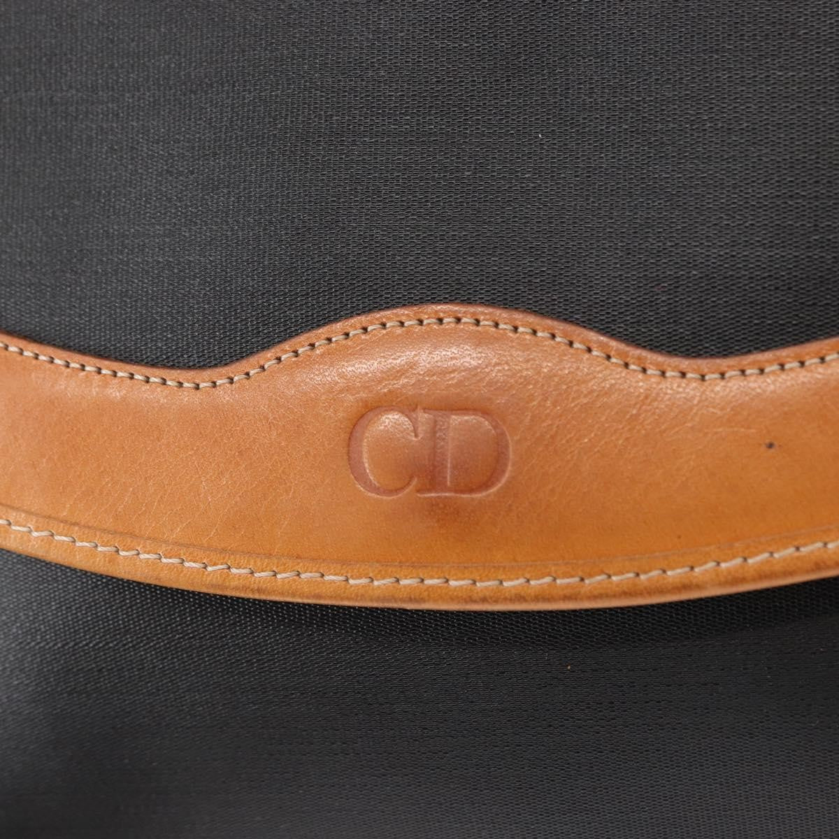 Christian Dior Clutch Bag Leather Black Leather Clutche & Pouche Bag (Pre-Owned)