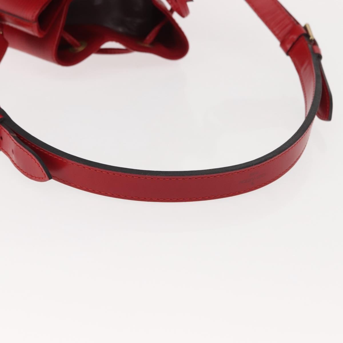 Louis Vuitton Noe Handbag Epi Leather Red Leather Shoulder Bag