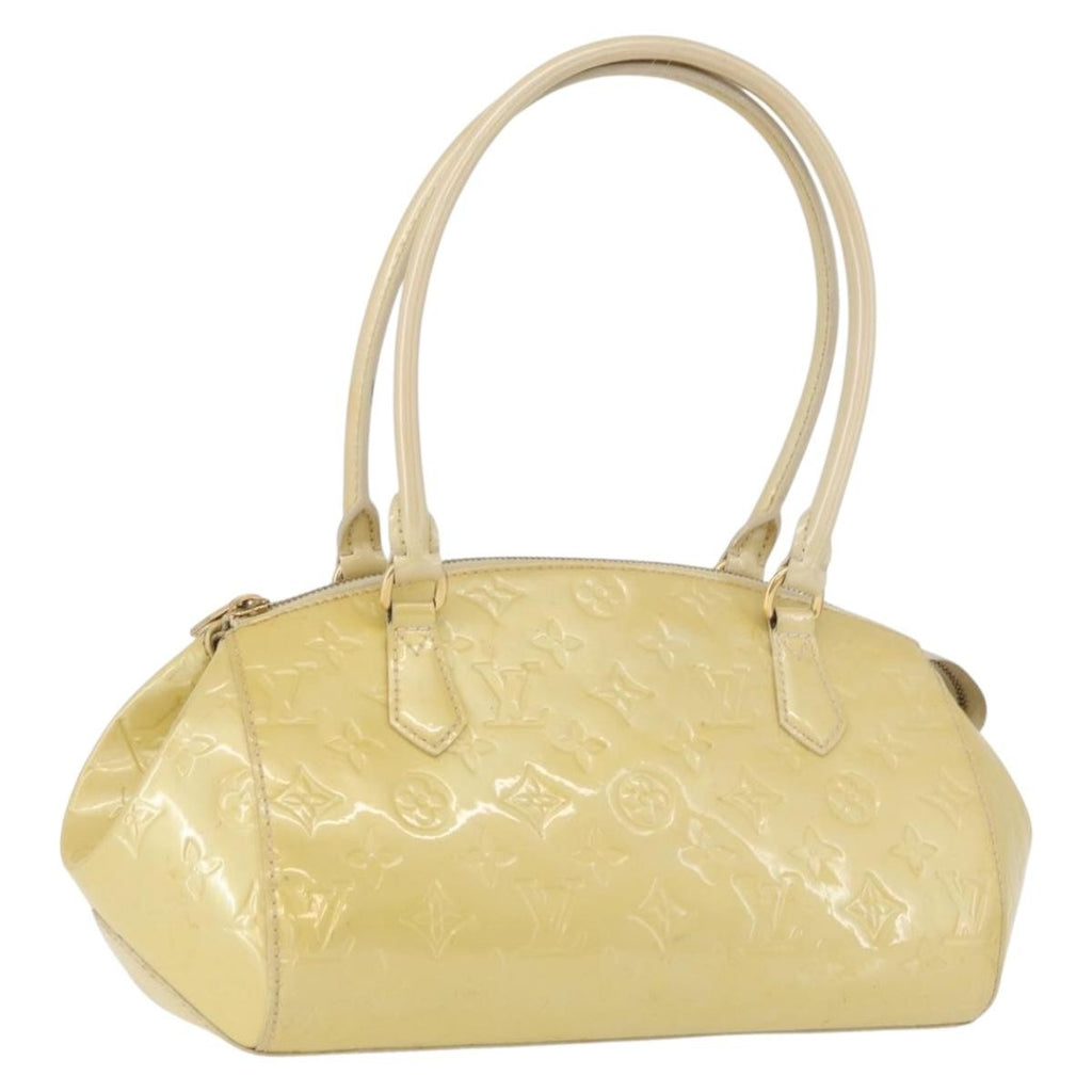 Louis Vuitton Sherwood Handbag Monogram Vernis Yellow Patent_Leather Handbag