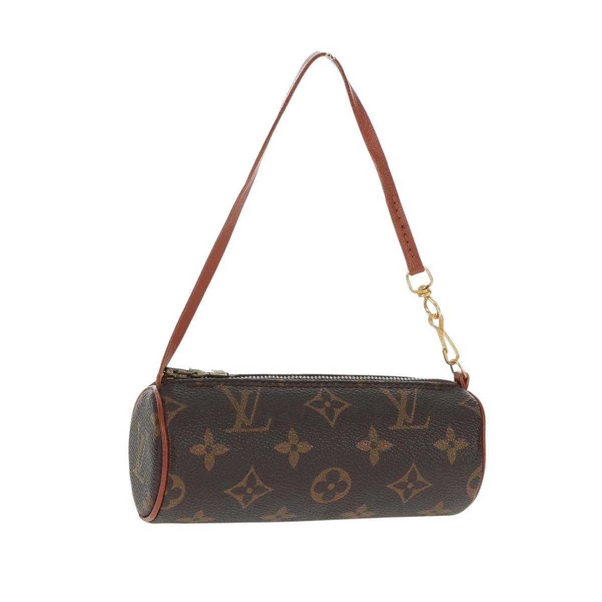 Louis Vuitton Papillon Pochette Monogram Canvas Brown Canvas Clutche & Pouche Bag