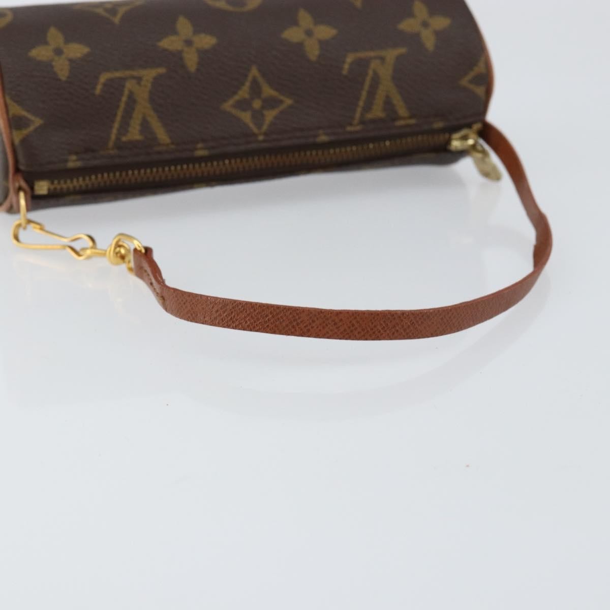 Louis Vuitton Papillon Pochette Monogram Canvas Brown Canvas Clutche & Pouche Bag