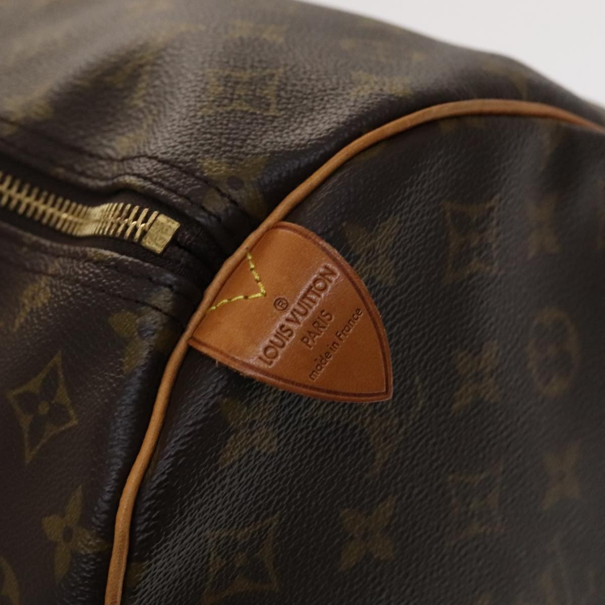 Louis Vuitton Keepall Bag Monogram Canvas Brown Canvas Travel Bag