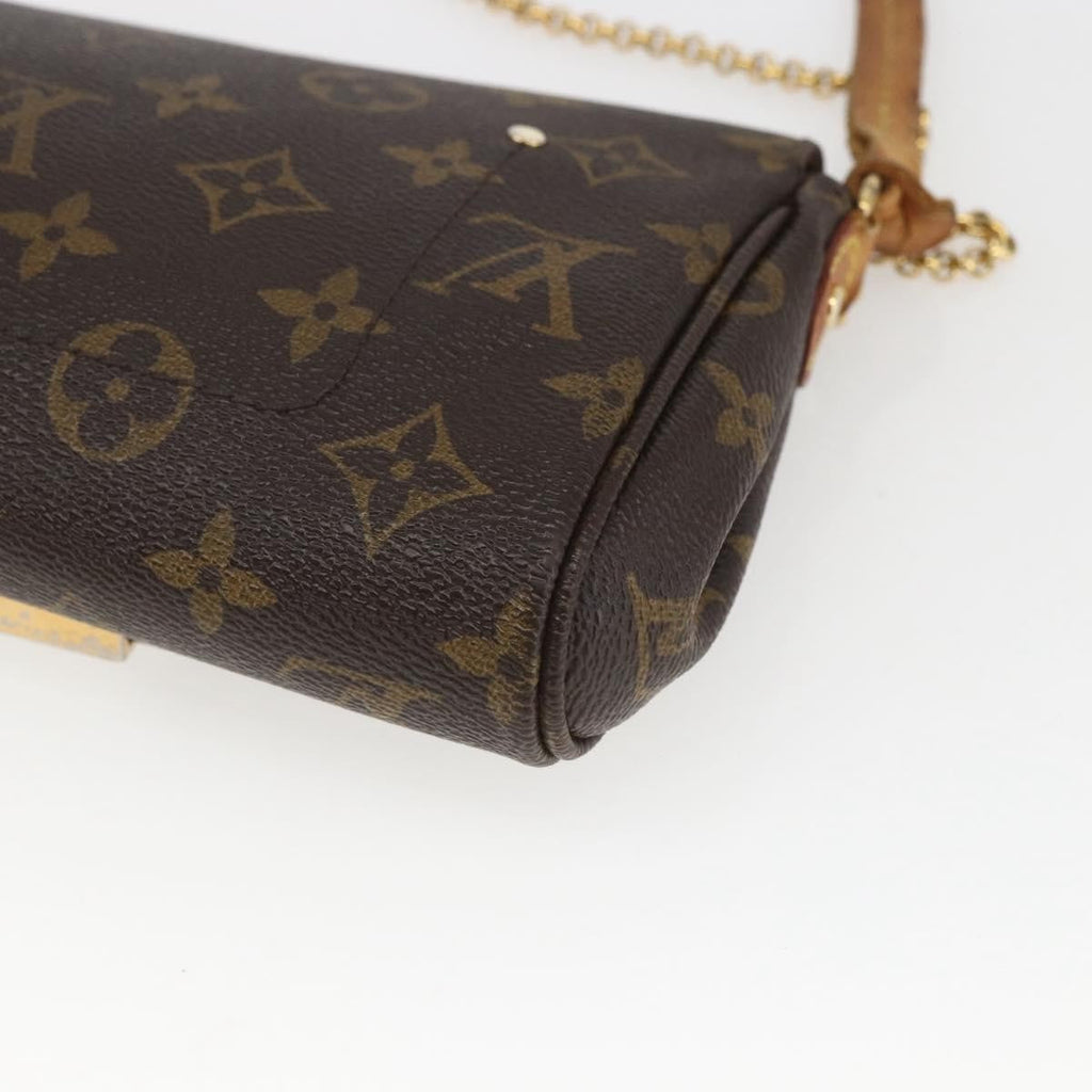 Louis Vuitton Favorite Handbag Monogram Canvas Brown Canvas Shoulder Bag
