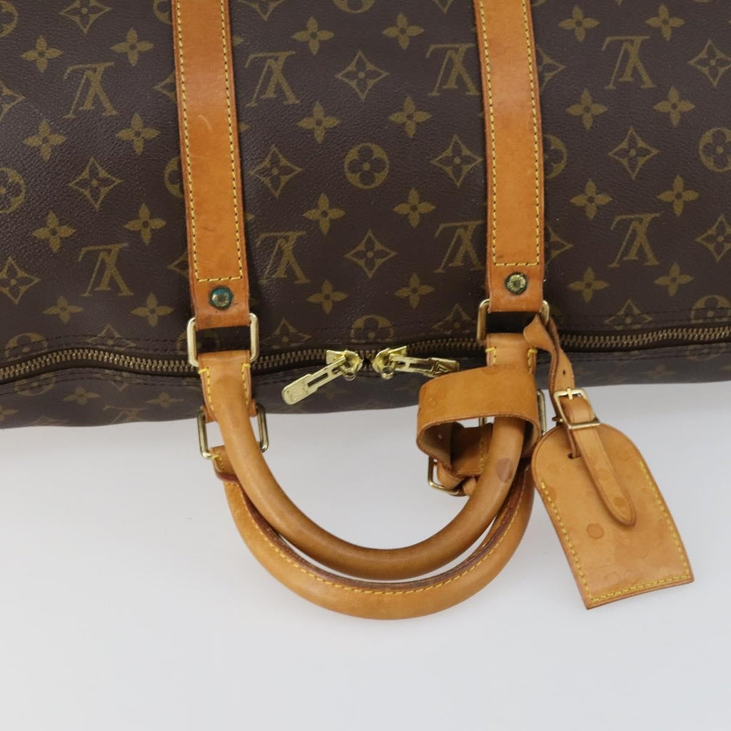 Louis Vuitton Keepall Bag Monogram Canvas Brown Canvas Travel Bag