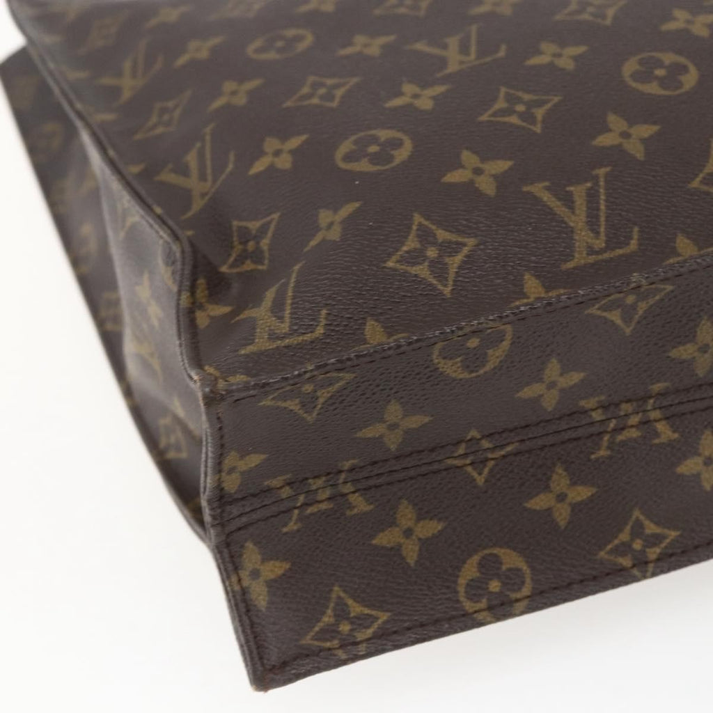 Louis Vuitton Sac Plat Bag Monogram Canvas Brown Canvas Tote Bag