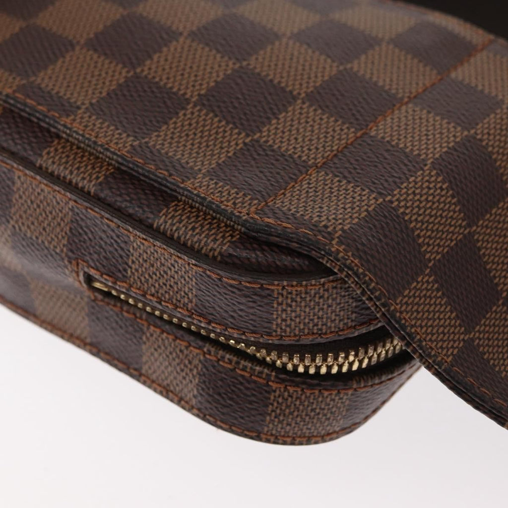 Louis Vuitton Geronimos Waist Bag Damier Brown Canvas Clutche & Pouche Bag