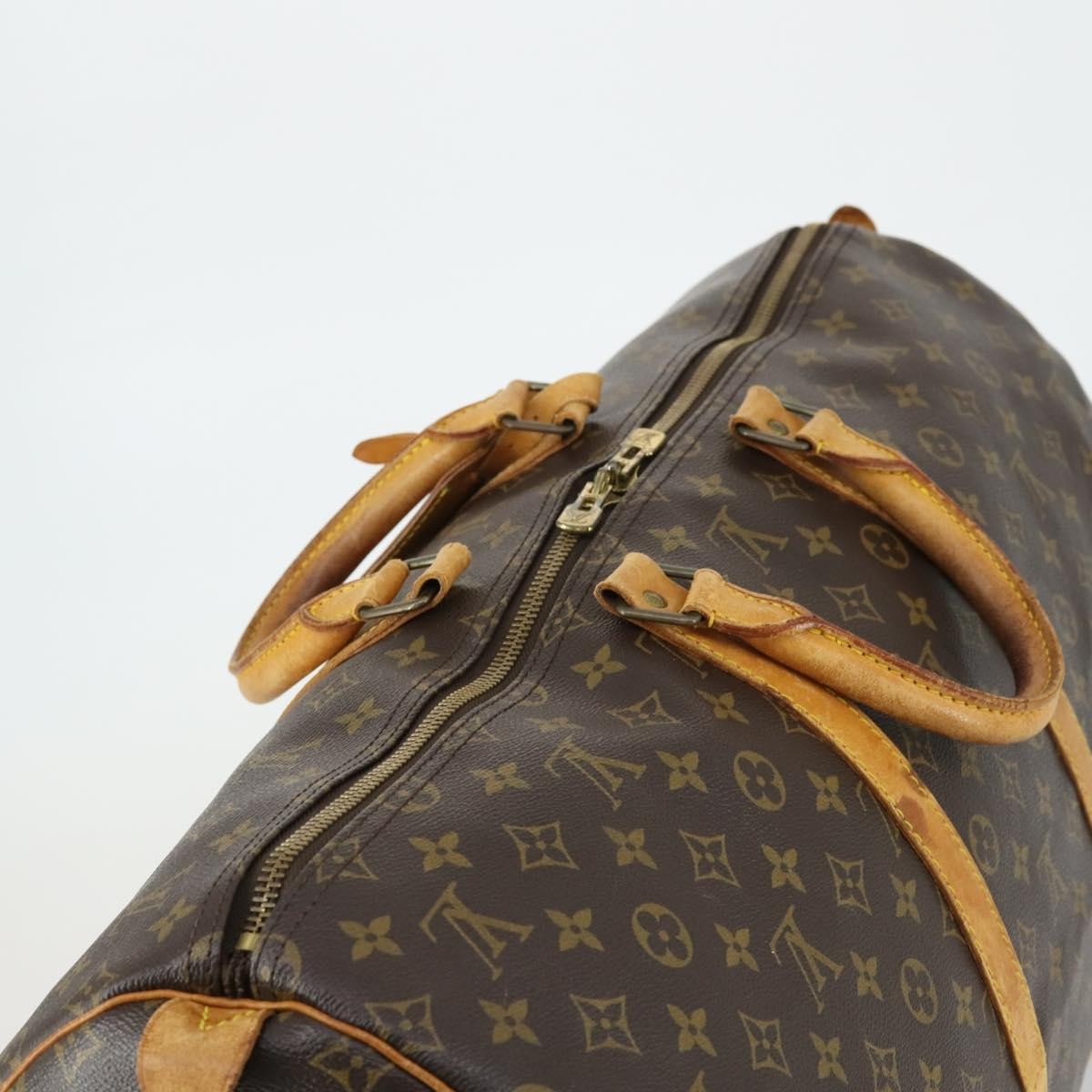 Louis Vuitton Keepall Bag Monogram Canvas Brown Canvas Travel Bag