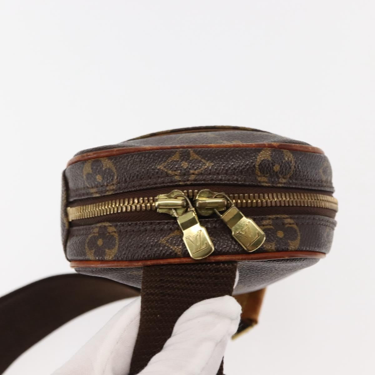 Louis Vuitton Pochette Gange Monogram Canvas Brown Canvas Clutche & Pouche Bag