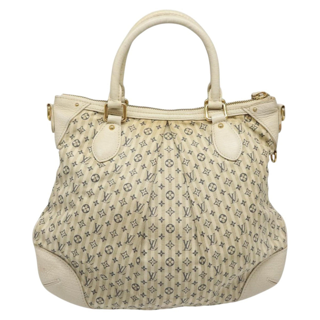 Louis Vuitton Marina Handbag Mini Lin Croisette Beige Canvas Bag