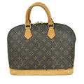 Louis Vuitton Alma Handbag Monogram Canvas Brown Canvas Handbag