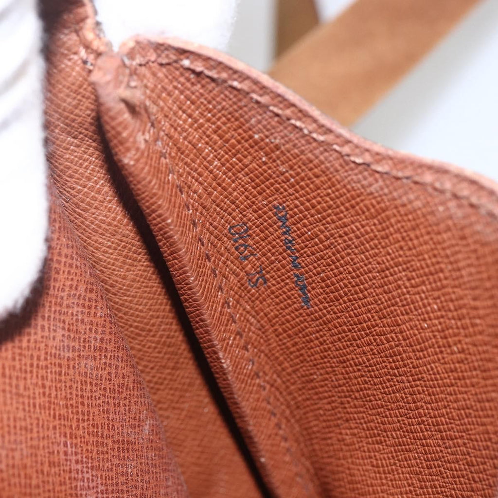 Louis Vuitton Cartouchiere Handbag Monogram Canvas Brown Canvas Shoulder Bag