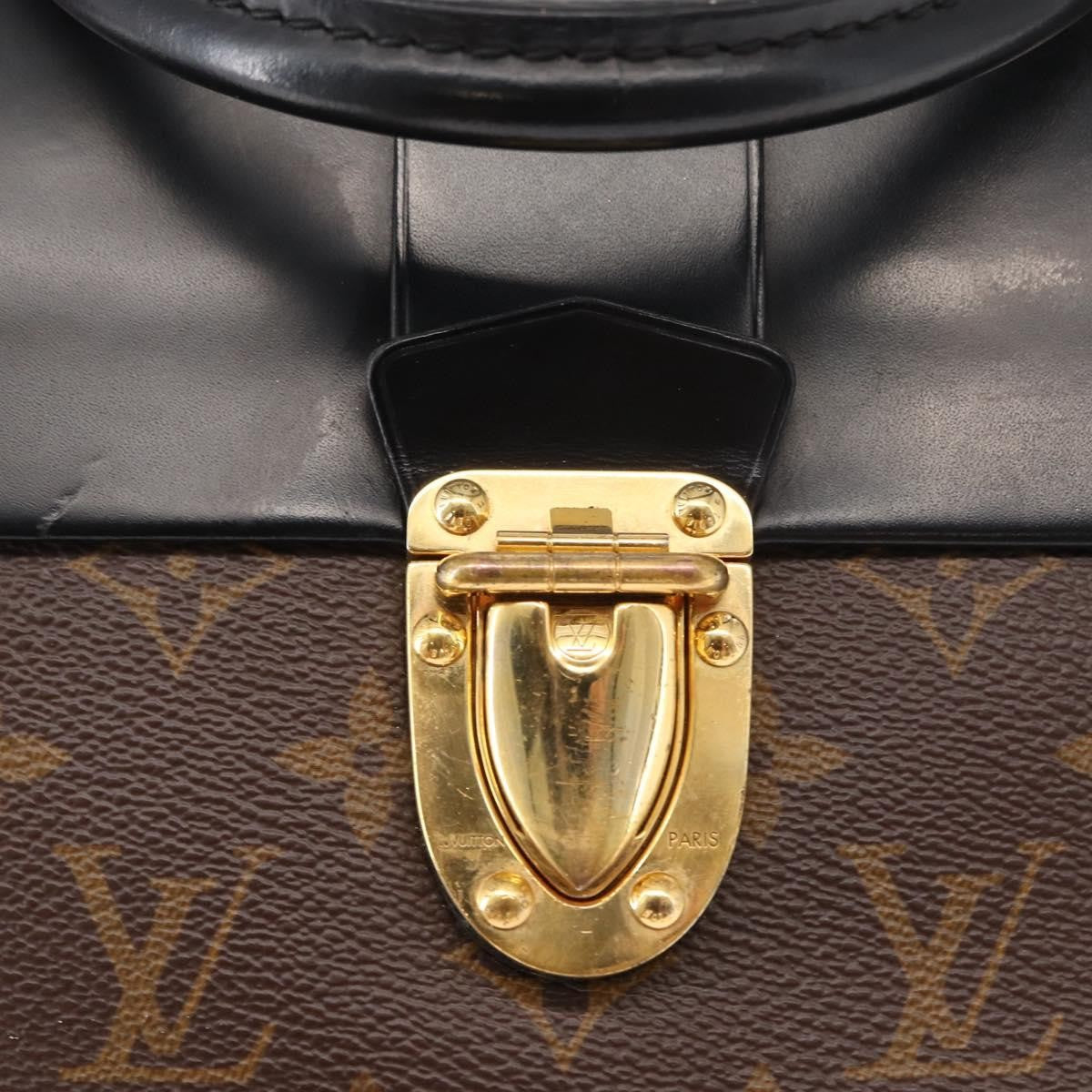 Louis Vuitton One Handle Flap Bag Monogram Canvas And Leather Brown Canvas Handbag