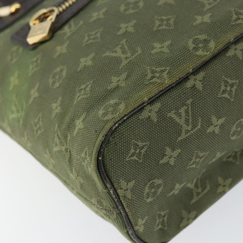 Louis Vuitton Lucille Handbag Mini Lin Khaki Canvas Handbag