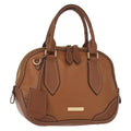 Burberry Orchard Bag Smooth Leather Brown Leather Handbag