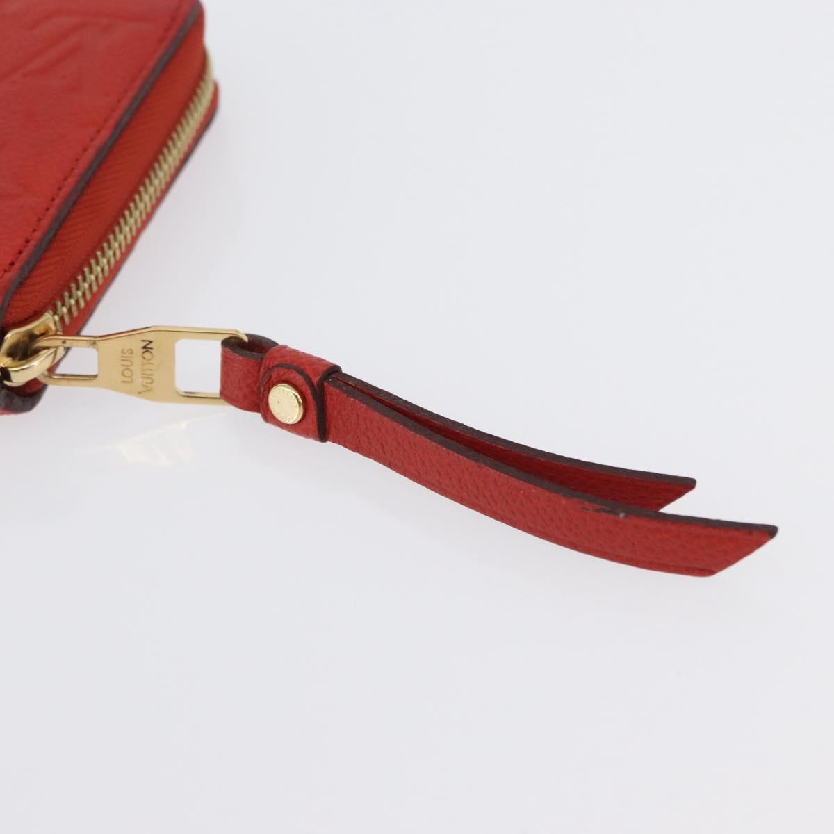 Louis Vuitton Portefeuille Zippy Monogramme Empreinte Monogramme Empreinte Orange Leather Wallets Accessory