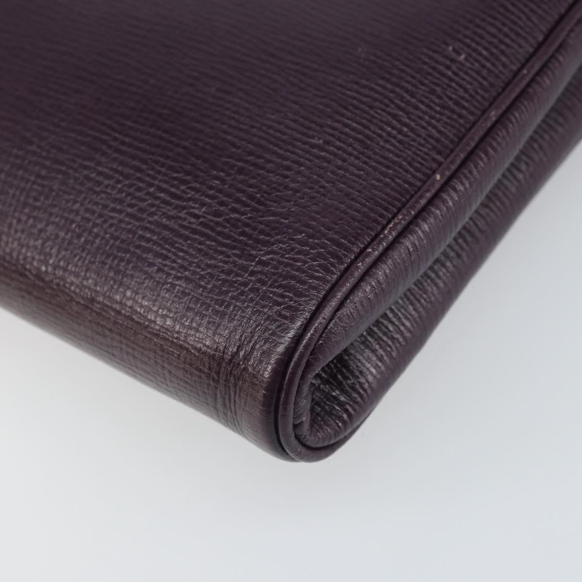 Celine Circle Logo Shoulder Bag Leather Purple Leather Shoulder Bag Bag