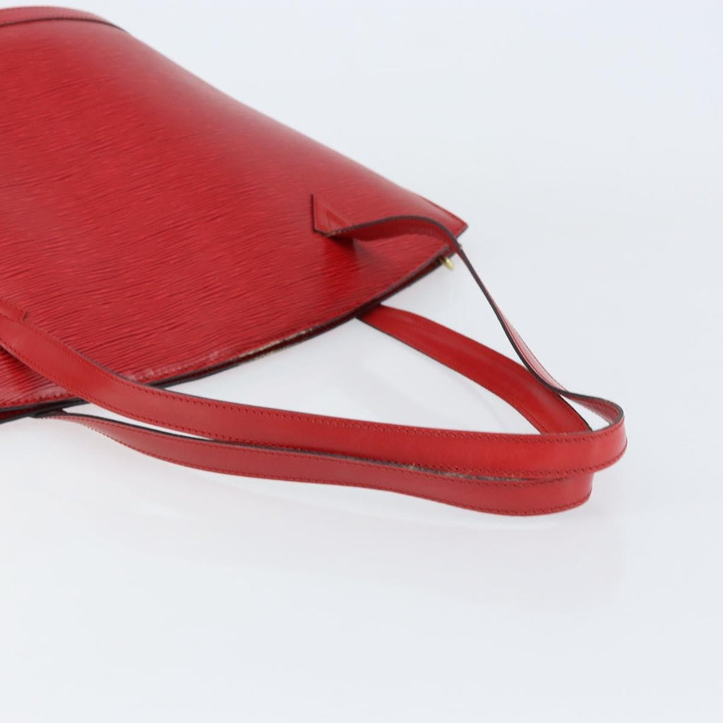 Louis Vuitton Saint Jacques Handbag Epi Leather Red Leather Shoulder Bag