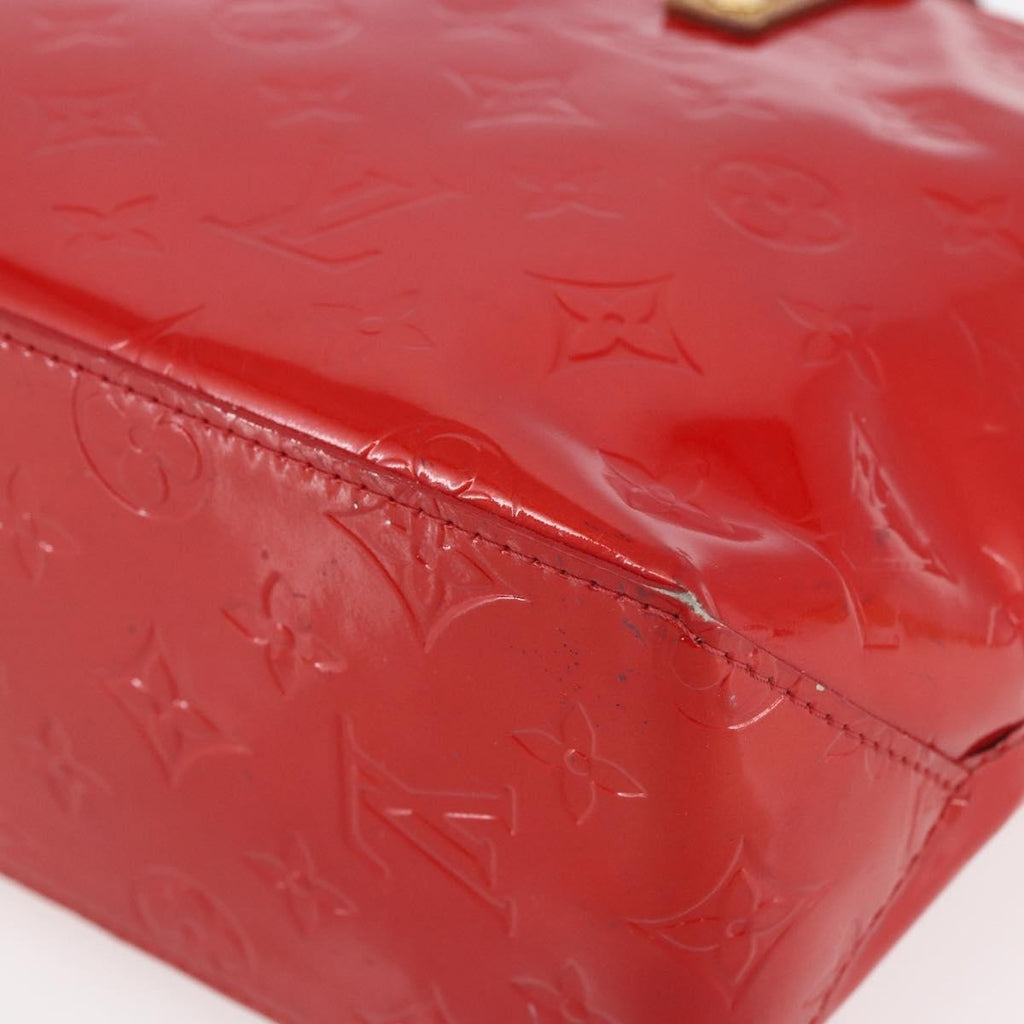 Louis Vuitton Reade Handbag Monogram Vernis Red Patent_Leather Handbag