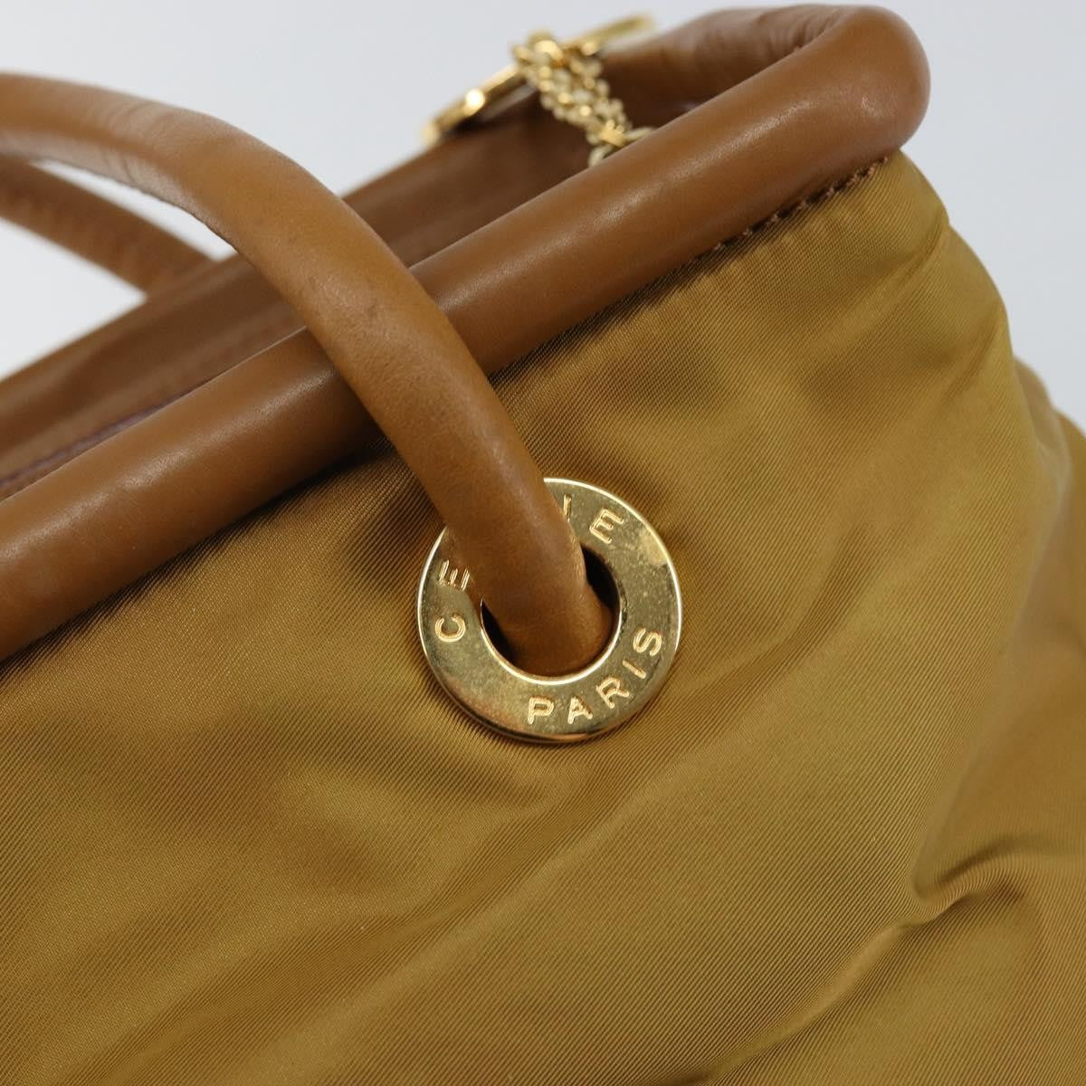 Celine Tote Bag Nylon Brown Nylon Tote Bag Bag