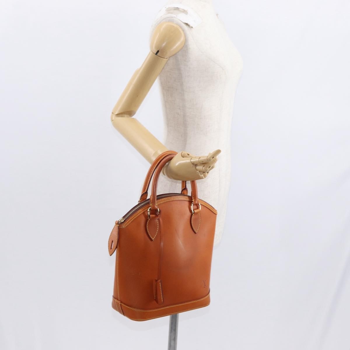 Louis Vuitton Lockit Handbag Nomade Leather Brown Leather Handbag