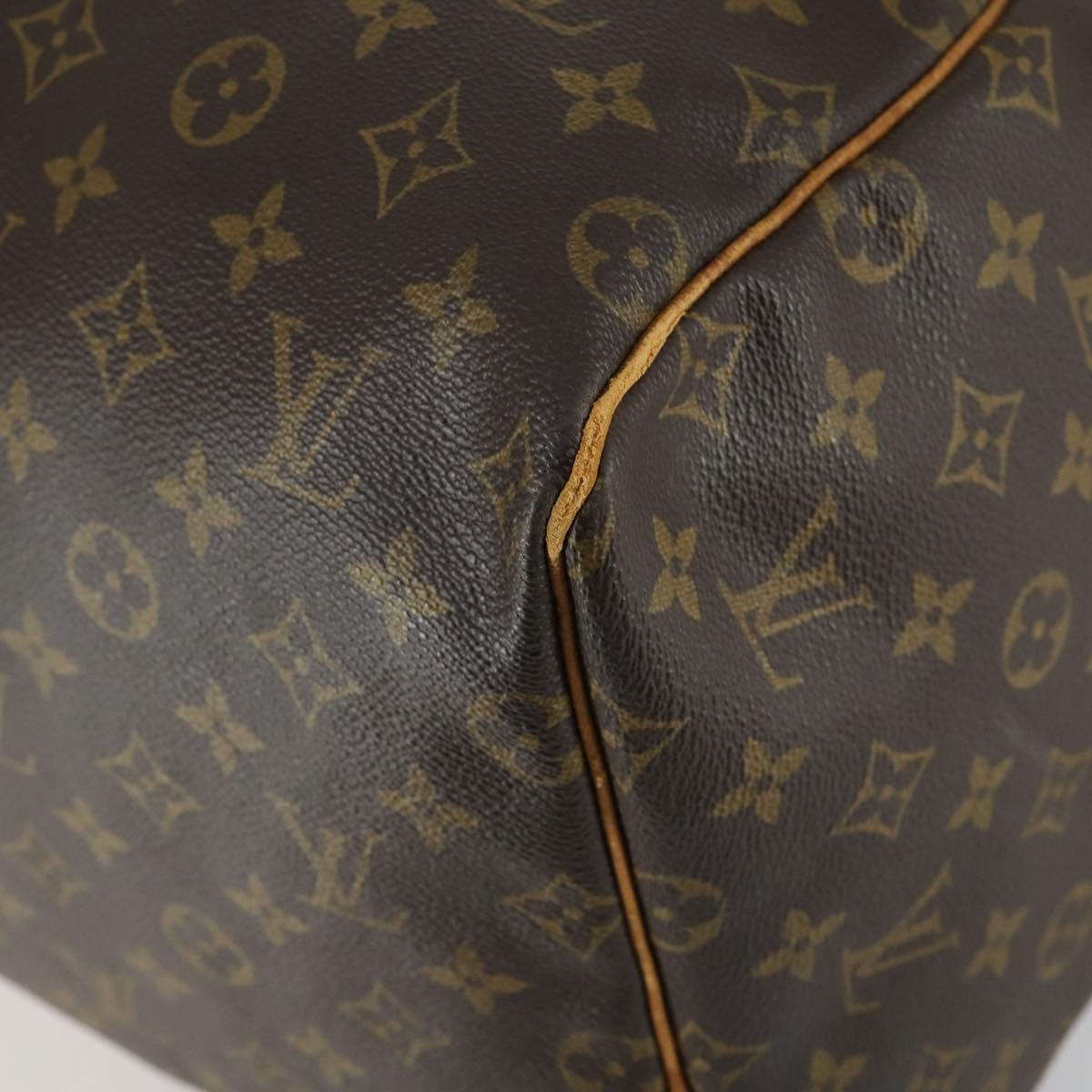 Louis Vuitton Keepall Bag Monogram Canvas Brown Canvas Travel Bag